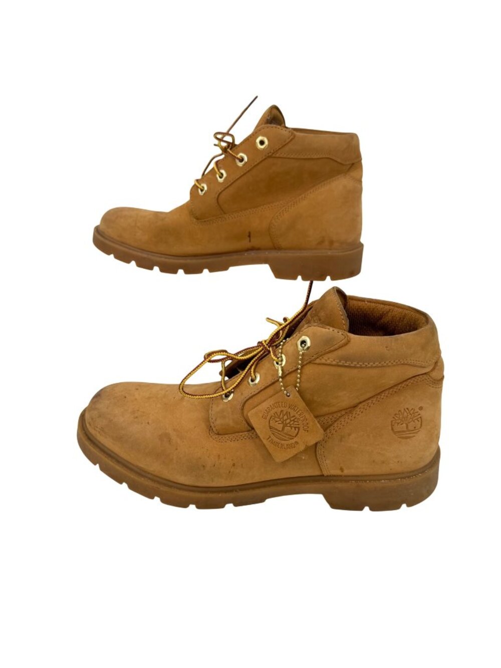 TIMERLAND MEN'S NUBUCK LEATHER 022039 ANKLE BOOTS W/ LEATHER TAGS - 11
